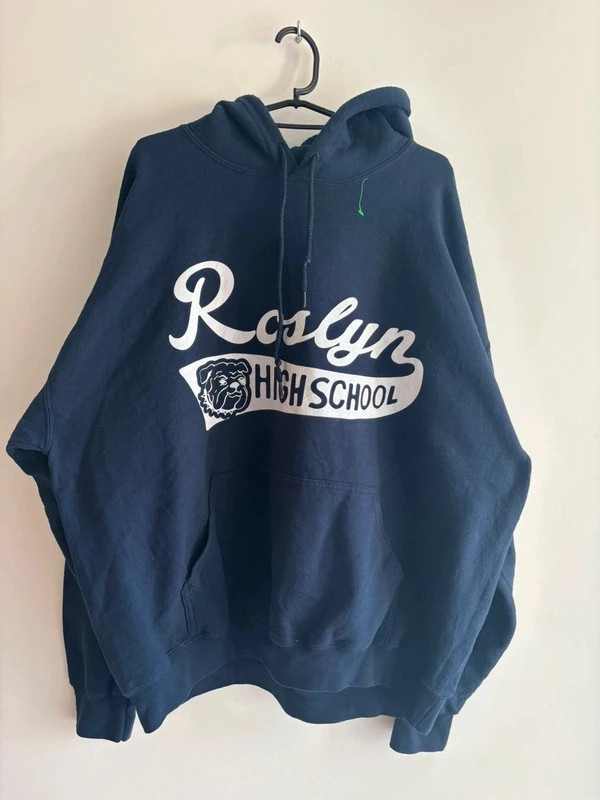 Sweat à capuche vintage Royal High School – Bleu marine