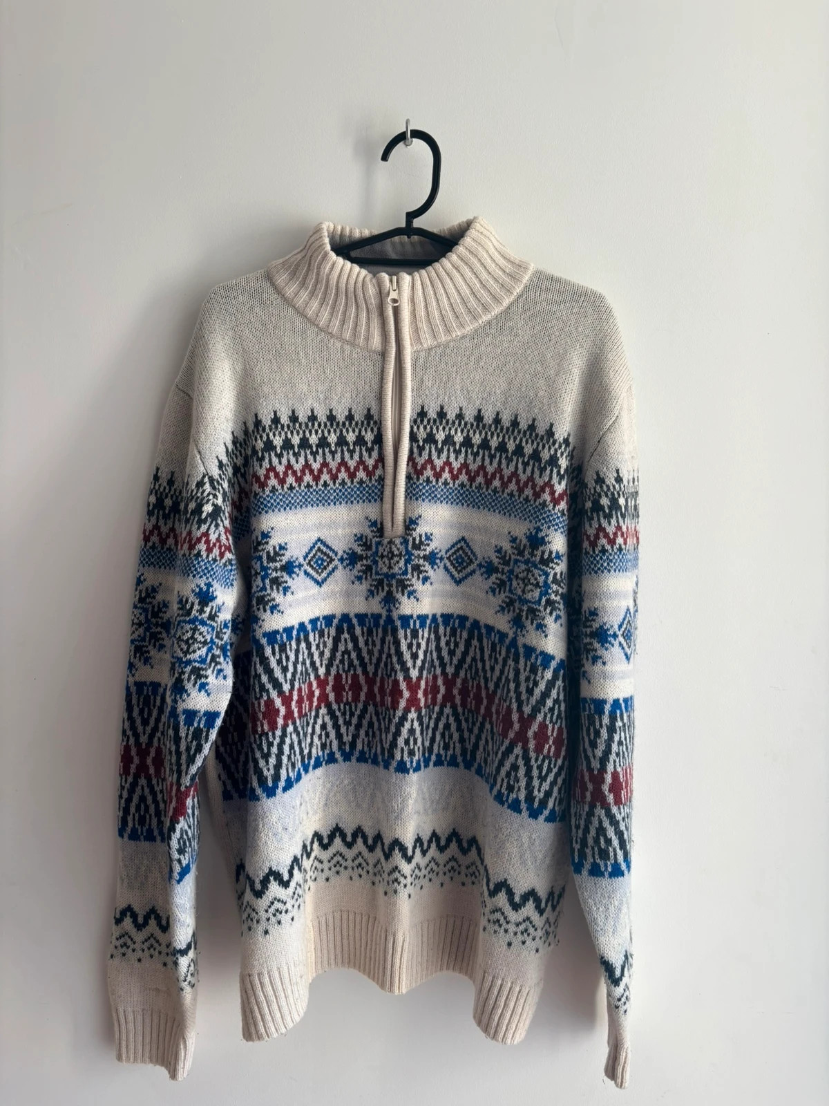 Pull Atlas for Men homme – taille XXL – motif jacquard nordique