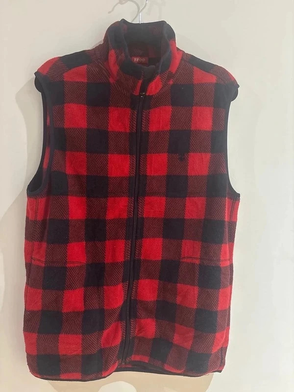 Polaire sans manches IZOD – taille M 🟥⬛