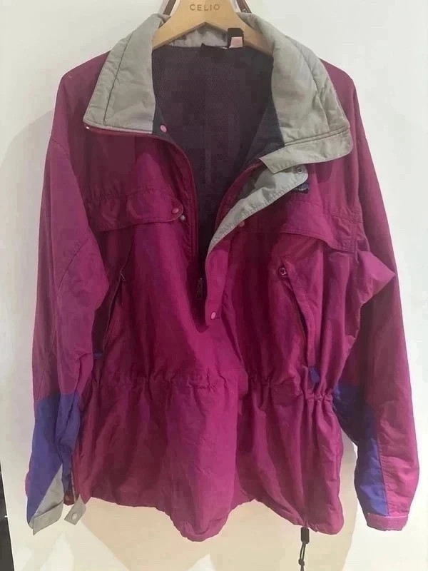 Patagonia veste femme vintage outdoor rose violet tailleXL