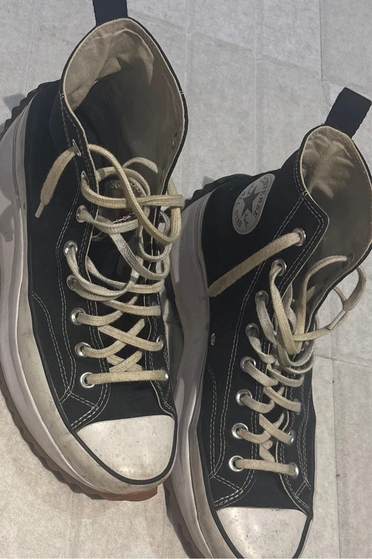 Converse montantes noires taille 45 👟