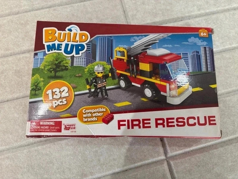 Lego 🚒 Build Me Up – Fire Rescue – 132 pièces