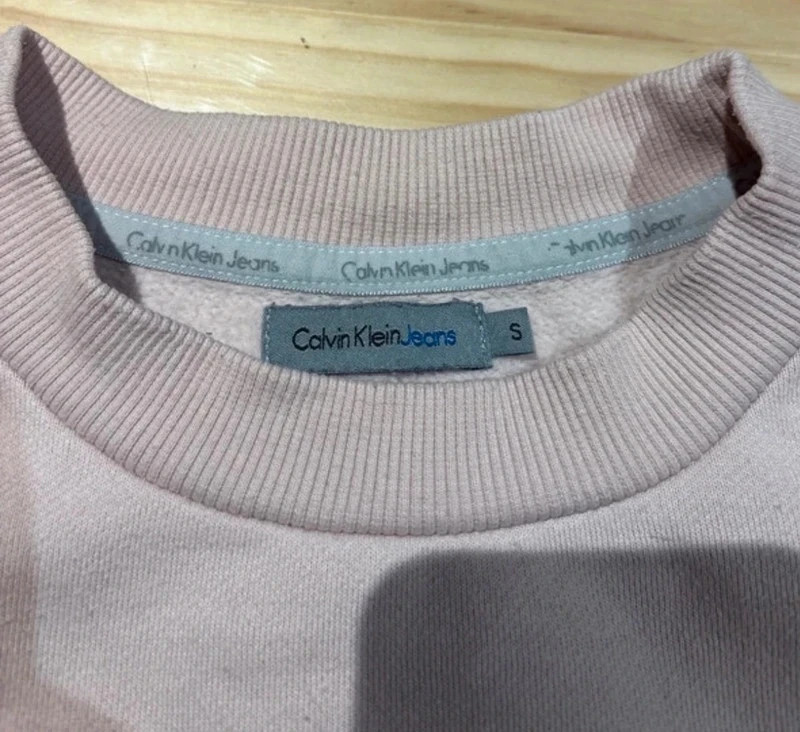 Calvin Klein pull femme rose poudré/ taille S – Calvin Klein – taille S / 36 / 8 2