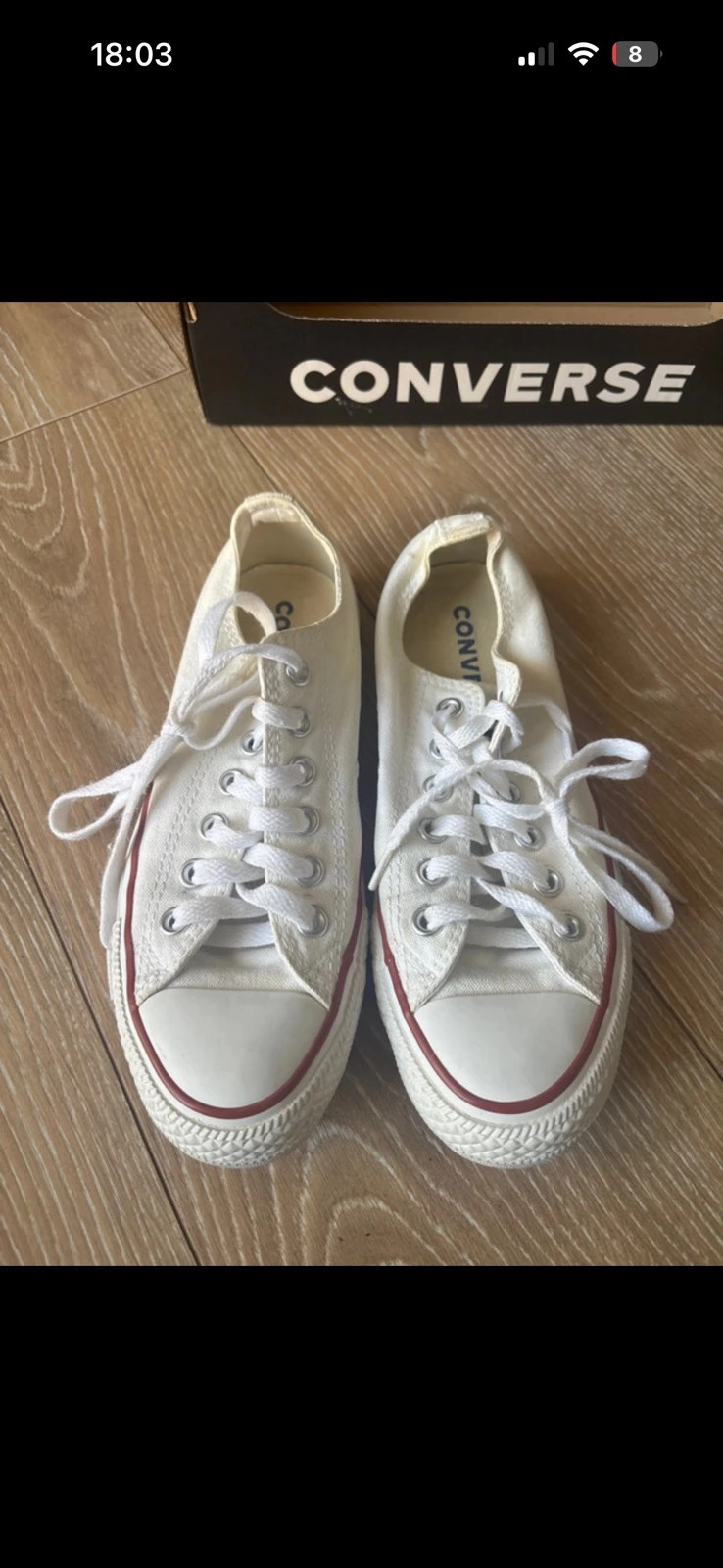Converse All star blanc taille 37