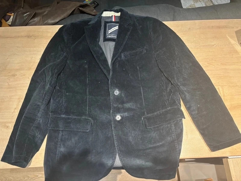 Très beau Blazer Velour Vert foncer taille L Daniel Hechter