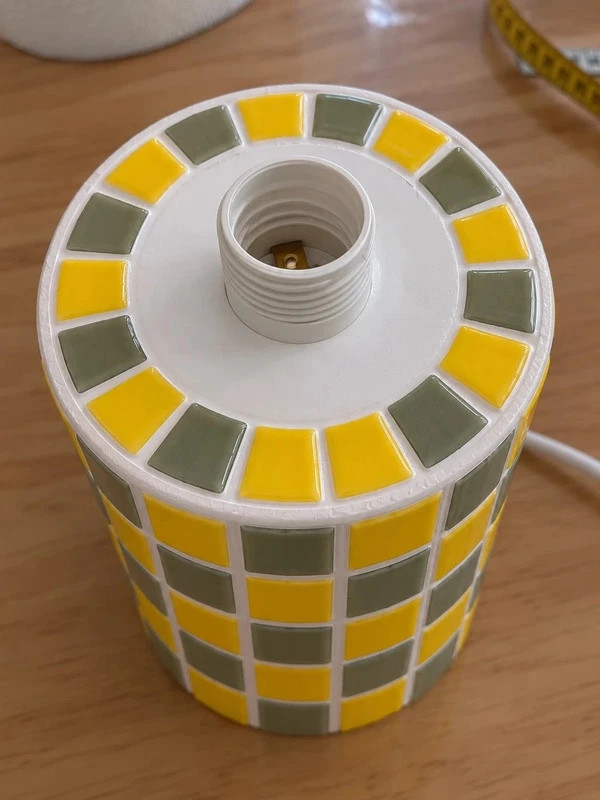 Lampe artisanale look rétro vintage mosaïque Ostaria – Vintage Dressing 2