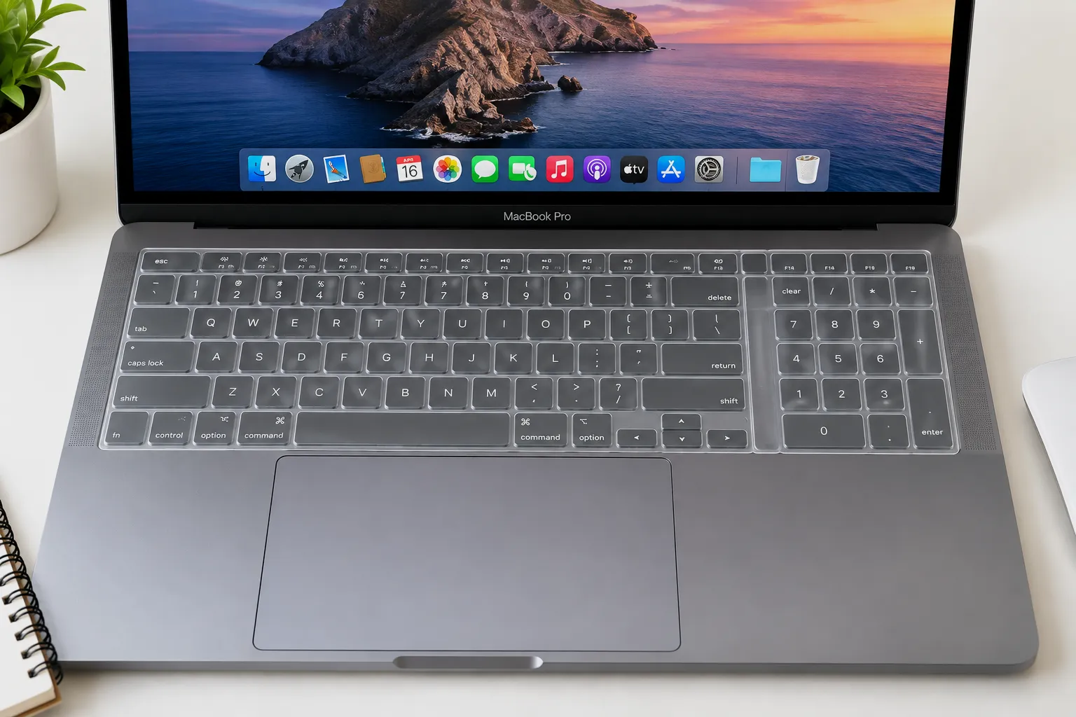 Protector Teclado MacBook Pro 15/16 Transparente – Sin marca 3