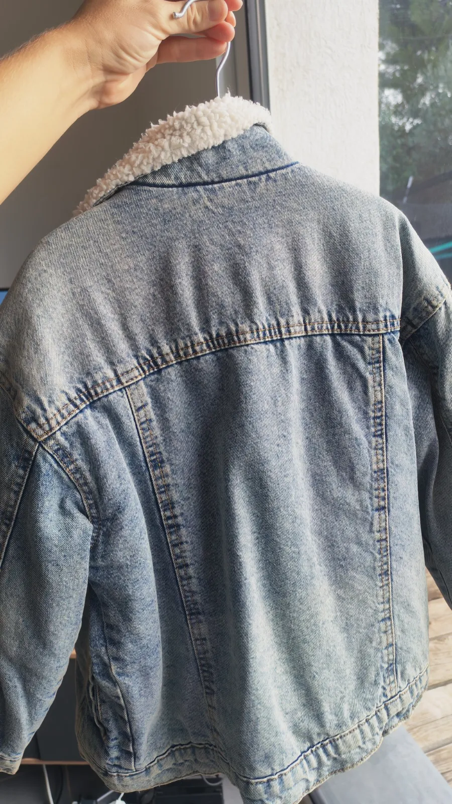 Veste en Jean polaire aviateur – Primark – taille 8 ans 3