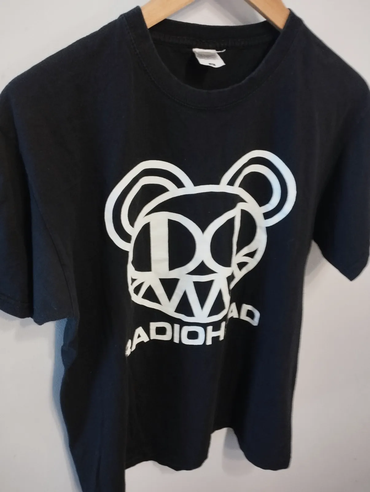 Camiseta negra Radiohead Fruit of the Loom talla M