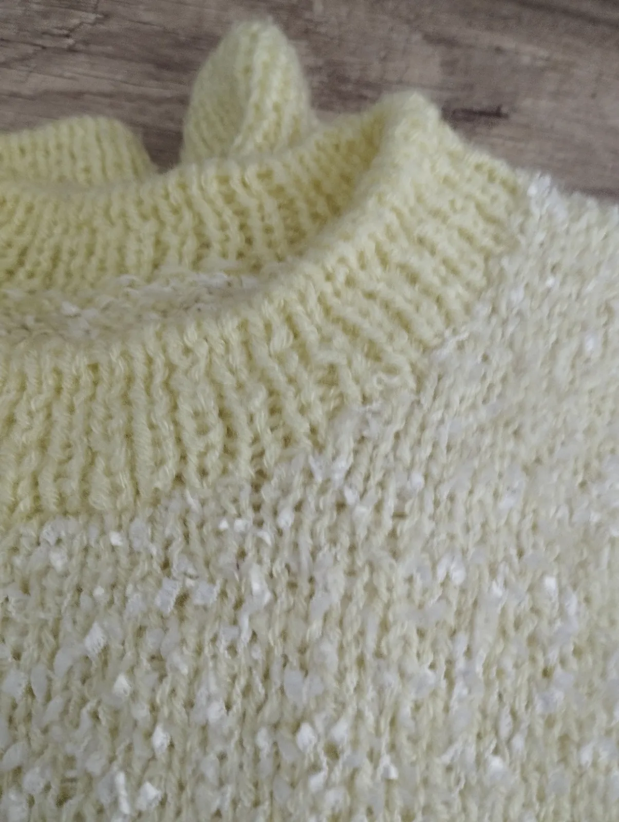 Jersey de punto amarillo pastel – No name – taille M 3