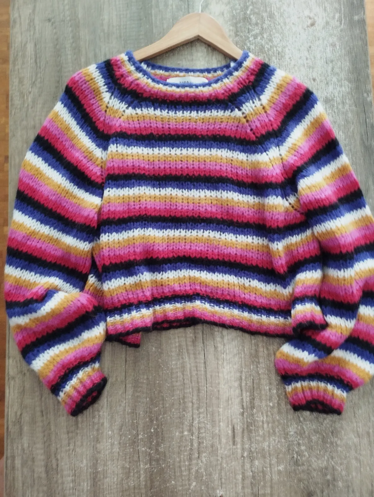 Jersey Zara Knit rayas multicolor talla S – Zara – taille S 3
