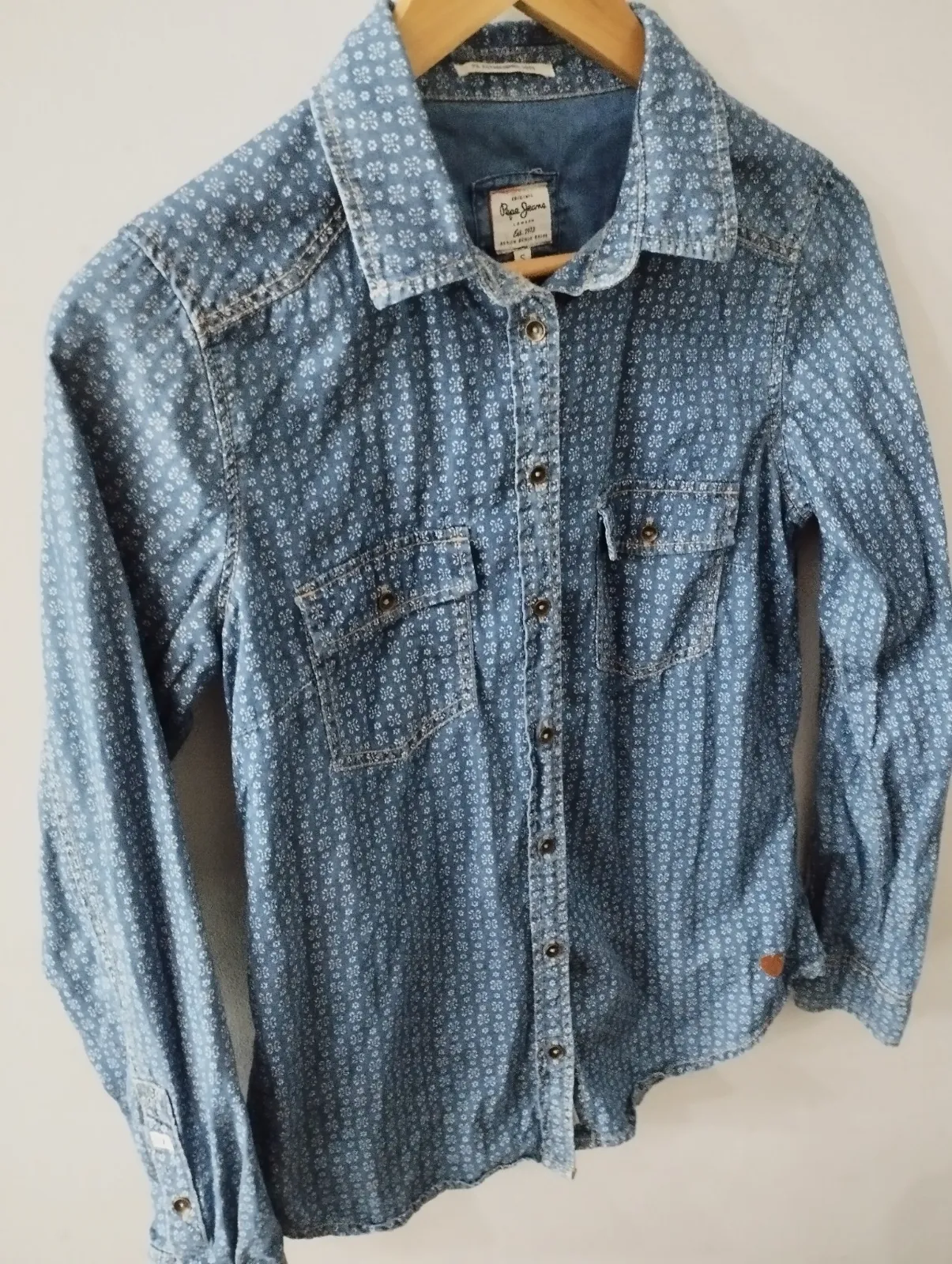 Camisa vaquera Pepe Jeans azul vaquero – Pepe Jeans – taille S 2