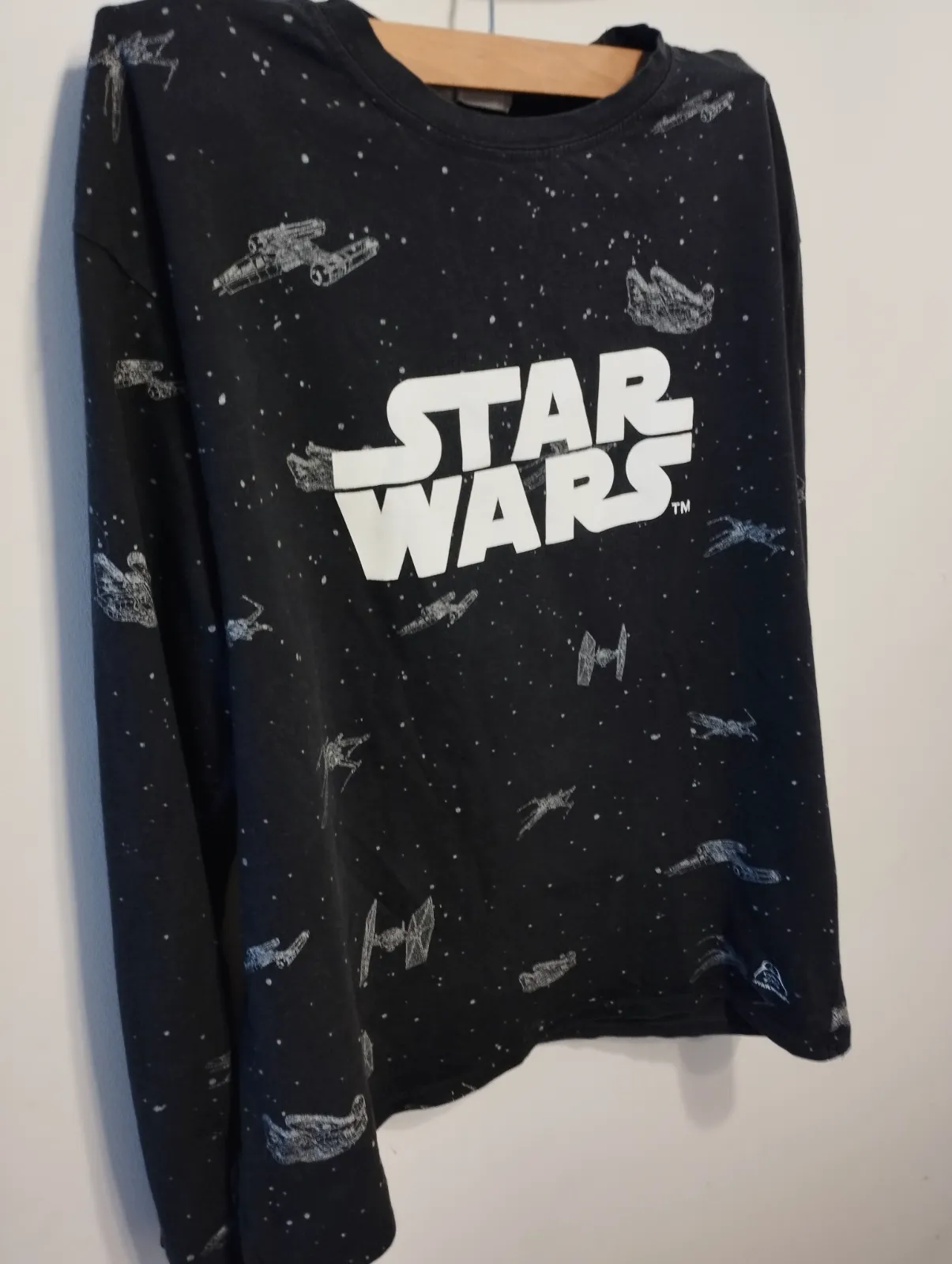 Camiseta de manga larga Star Wars negra – Star Wars – taille 11 años 2