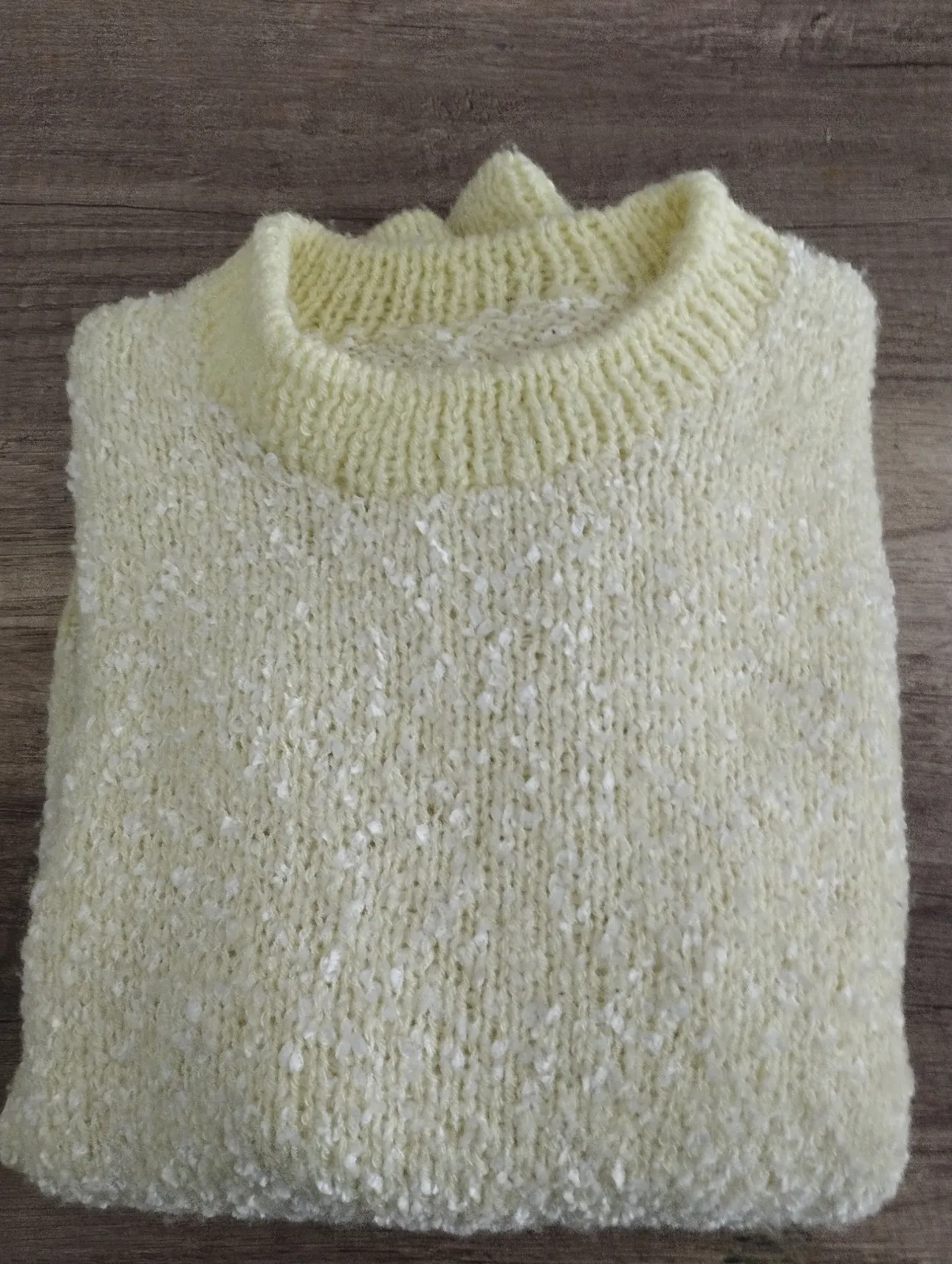 Jersey de punto amarillo pastel – No name – taille M 2