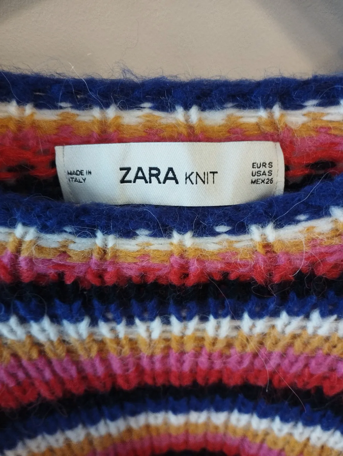Jersey Zara Knit rayas multicolor talla S – Zara – taille S 2
