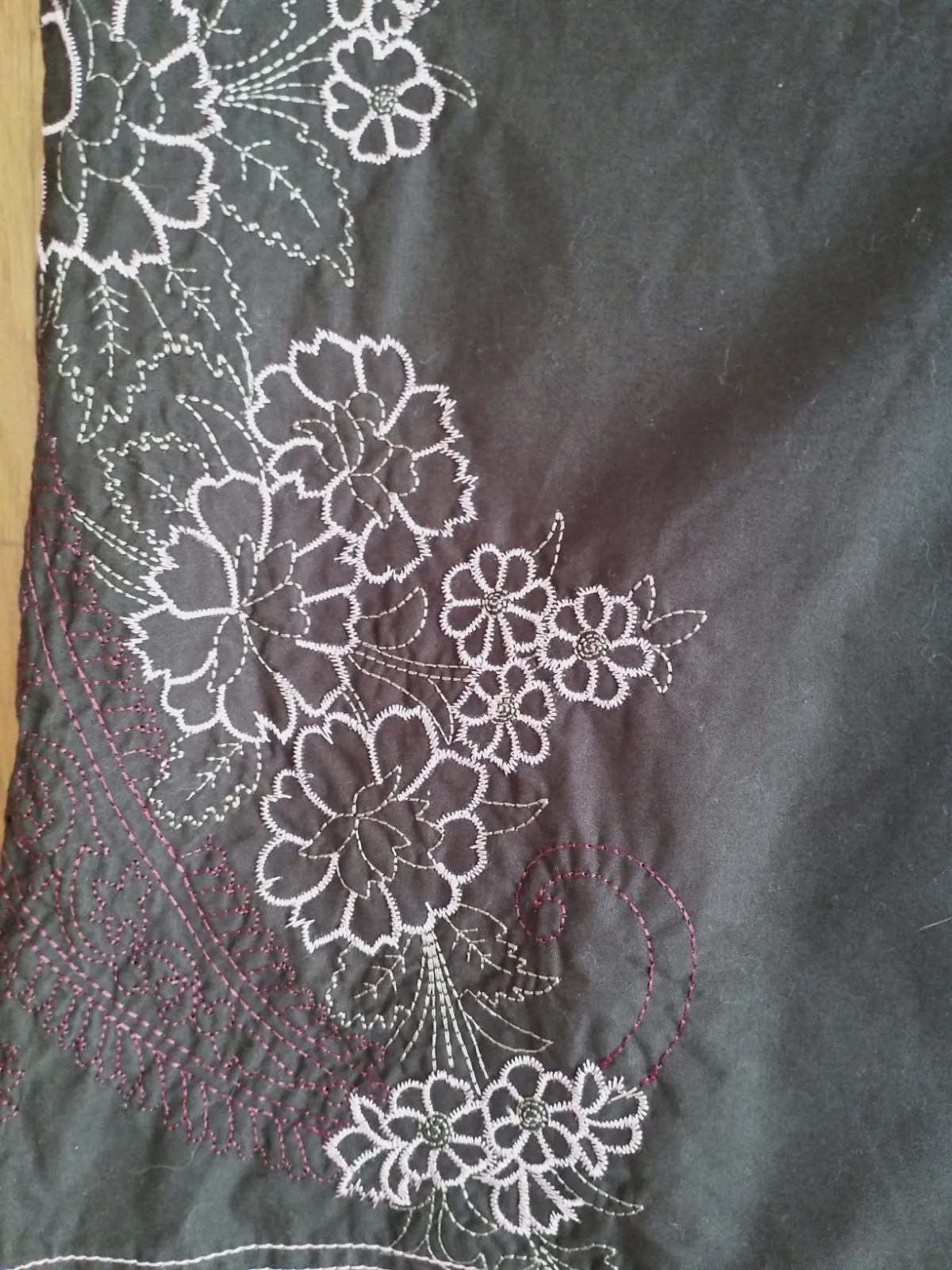Falda marrón con bordados florales Alba Conde.Talla40 – Alba Conde – taille L 6