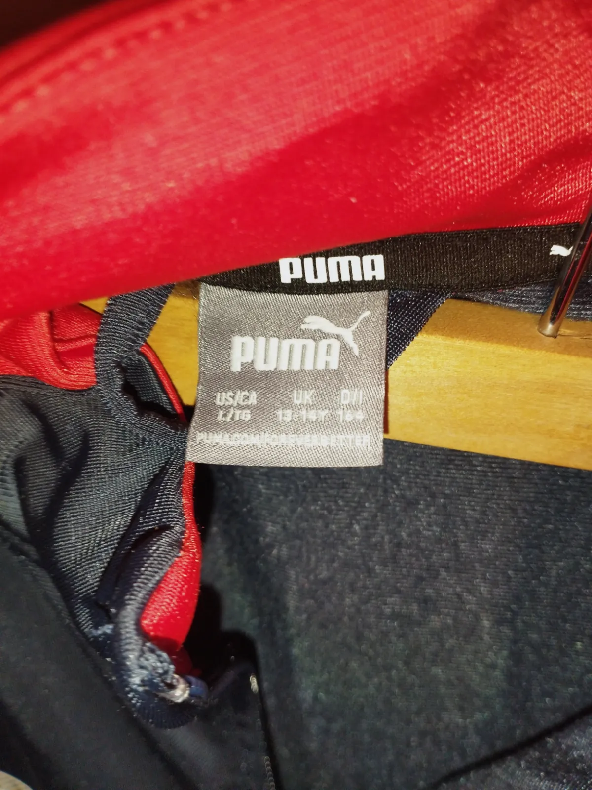 Chaqueta de chándal Puma azul y roja – Puma – taille 14 años 3
