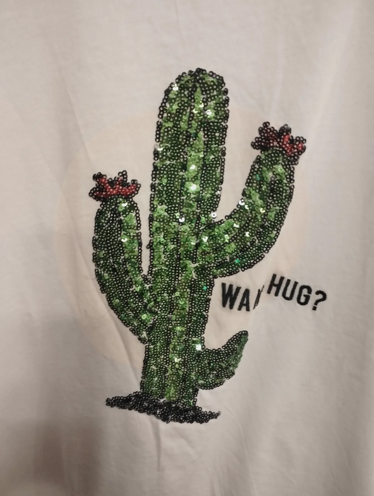 Camiseta blanca con motivo de cactus Jennyfer – Stradivarius – taille M 2
