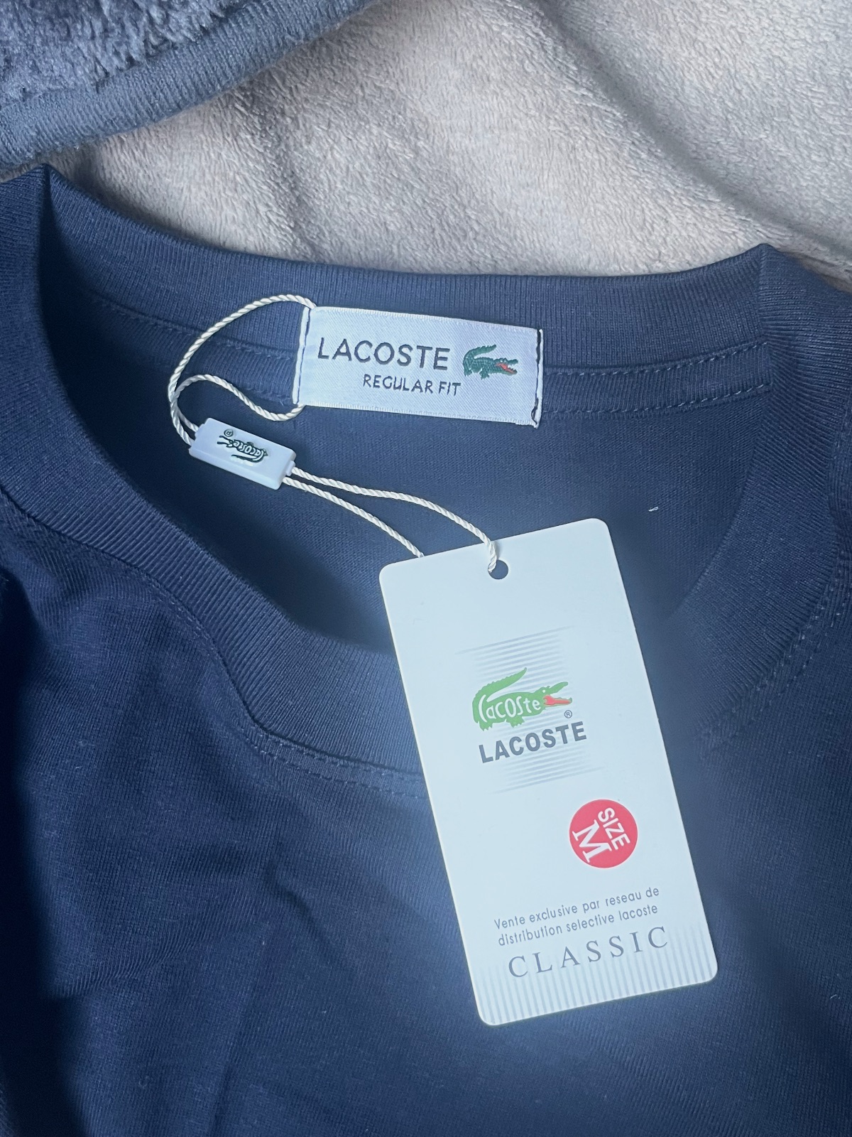 Lacoste T-shirt bleu marine | Logo crocodile | Neuf avec étiquette – Lacoste – taille M 2