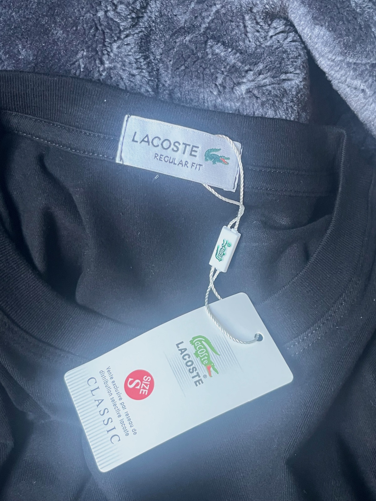 Lacoste T-shirt noir | Petit crocodile | Neuf avec étiquette – Lacoste – taille M 2