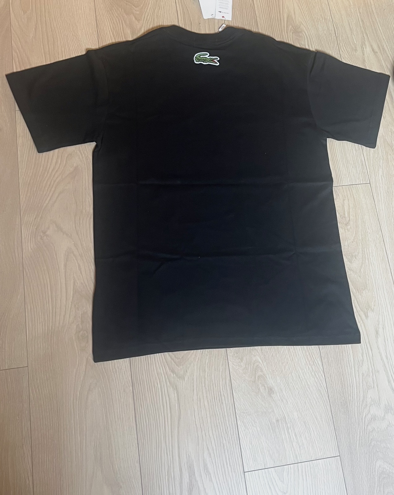 Lacoste T-shirt noir | Grand logo crocodile | Neuf avec étiquette – Lacoste – taille M 3