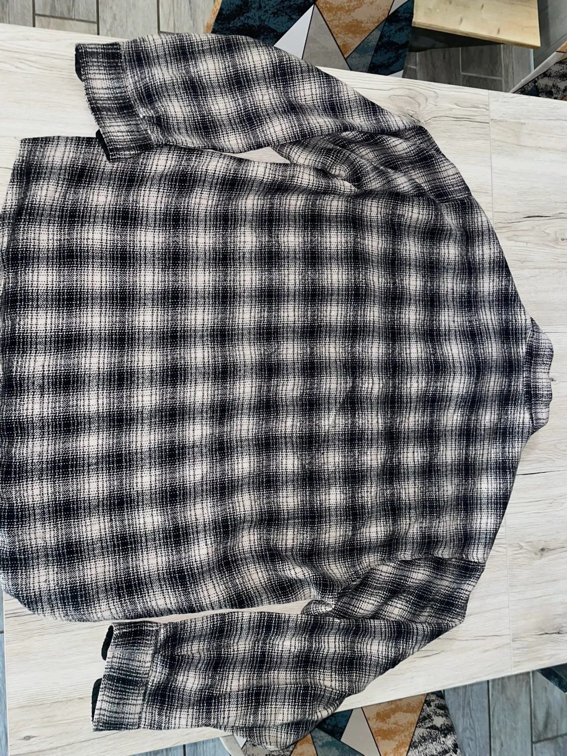 Chemise à carreaux  – Sans marque – taille L 3