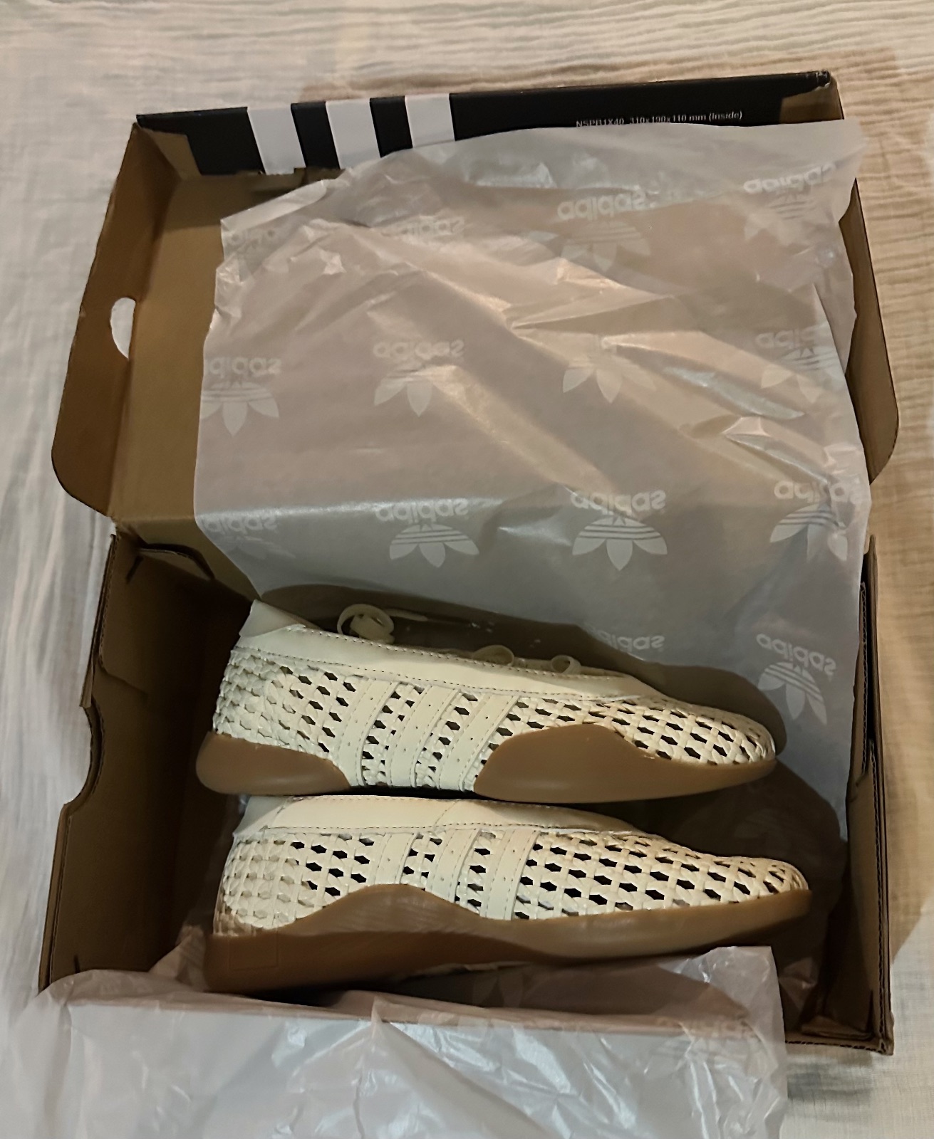  Adidas tressées crème – Adidas – taille EU 37 5
