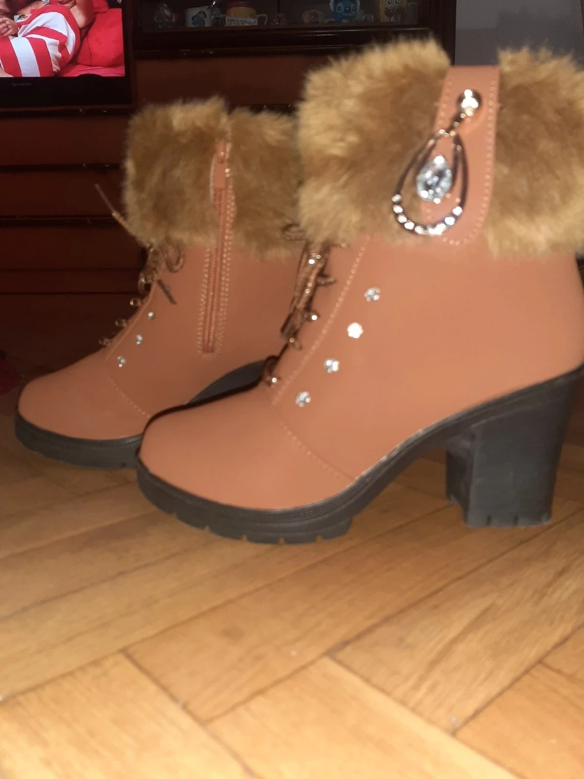 Botines marrones – taille 38 3