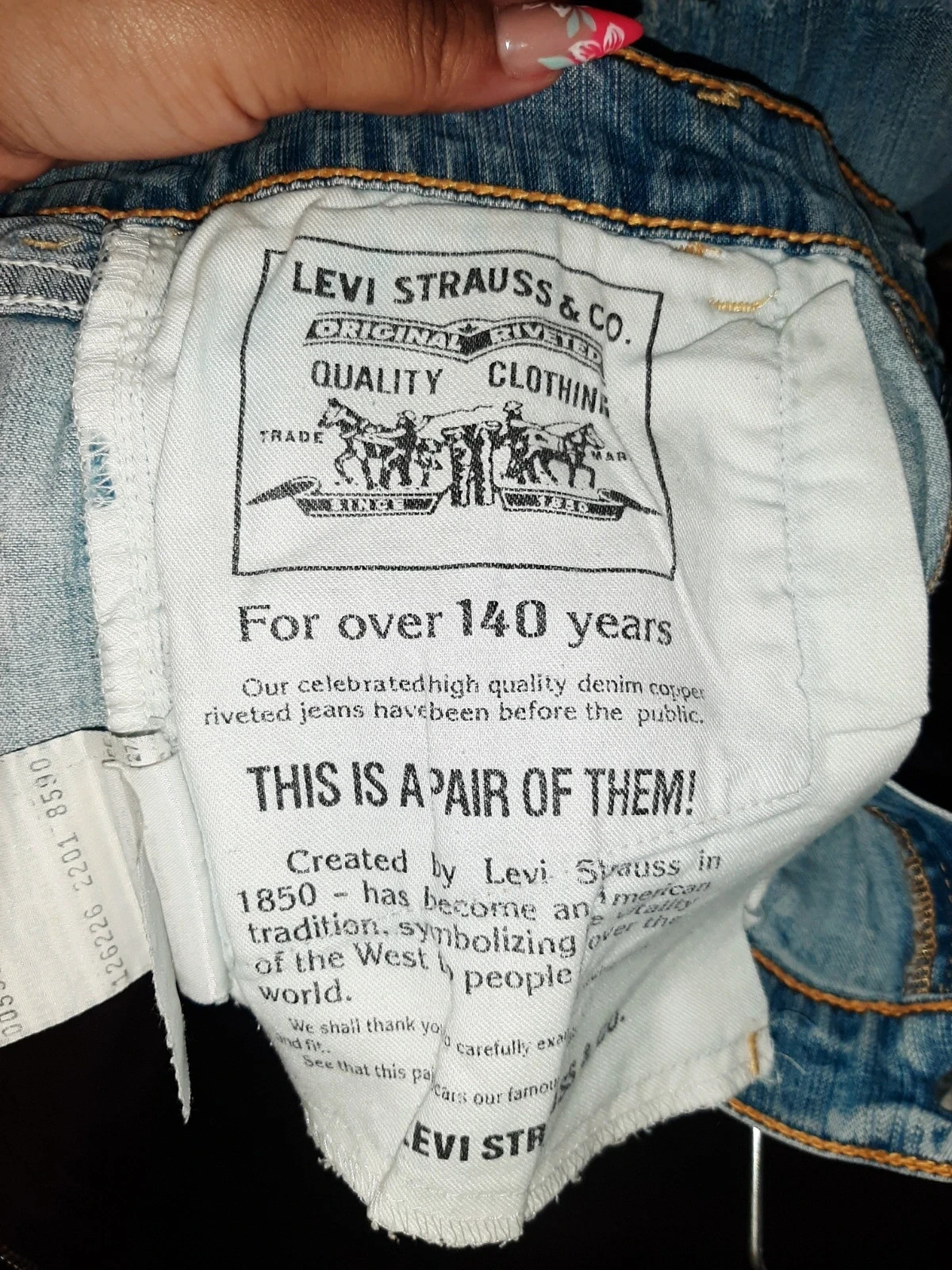 Short Levis – Levi's – taille S / 36 / 8 5