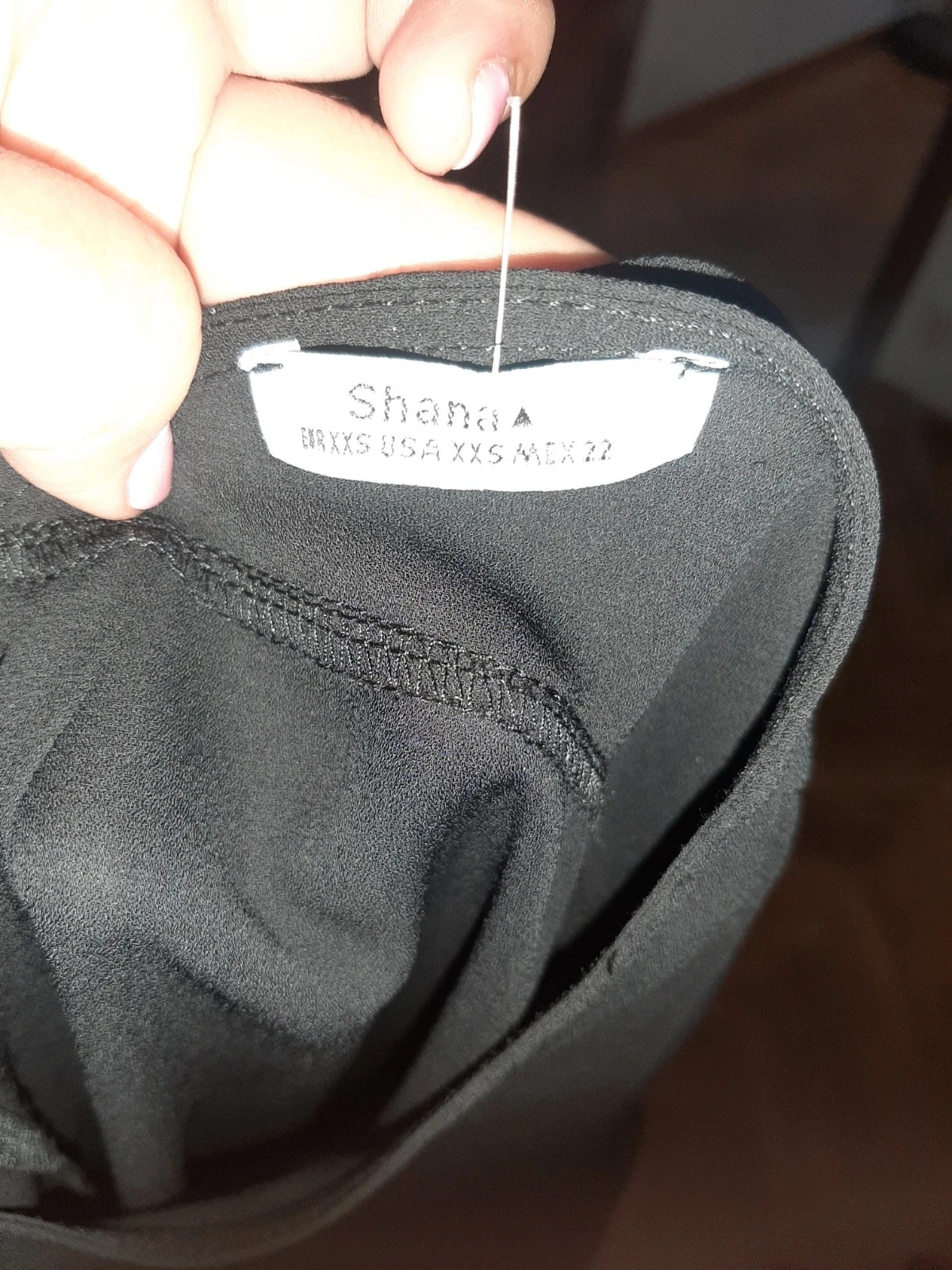 Blusa negra – Shana – taille XXS / 32 / 4 3