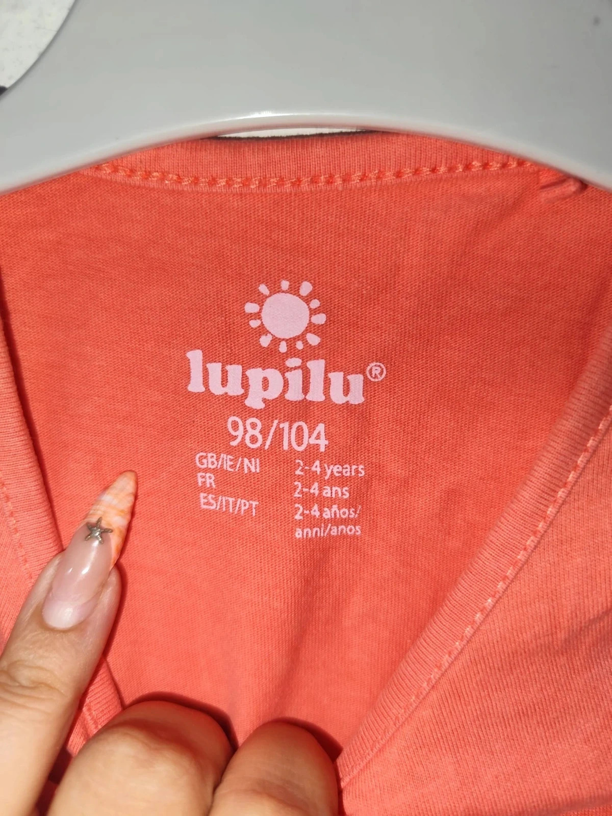 Vestido naranja – Lupilu – taille 3 ans / 98 cm 2
