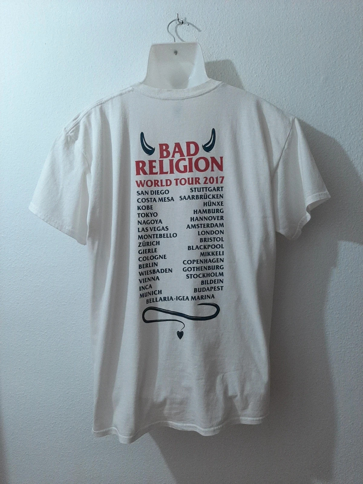 Camiseta blanca – Gildan – taille L 2