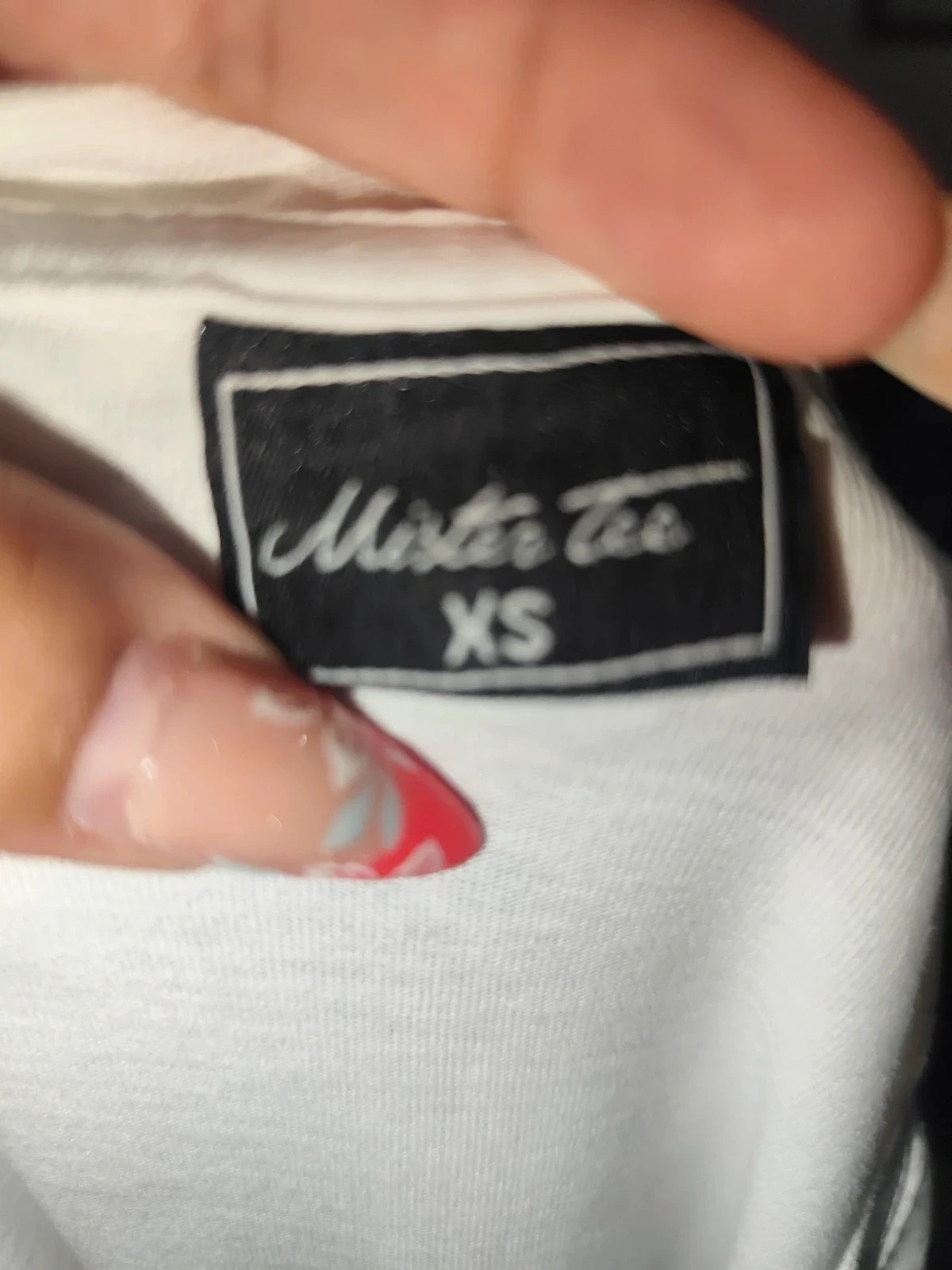 Camiseta blanca – Mister Tee – taille XS 3