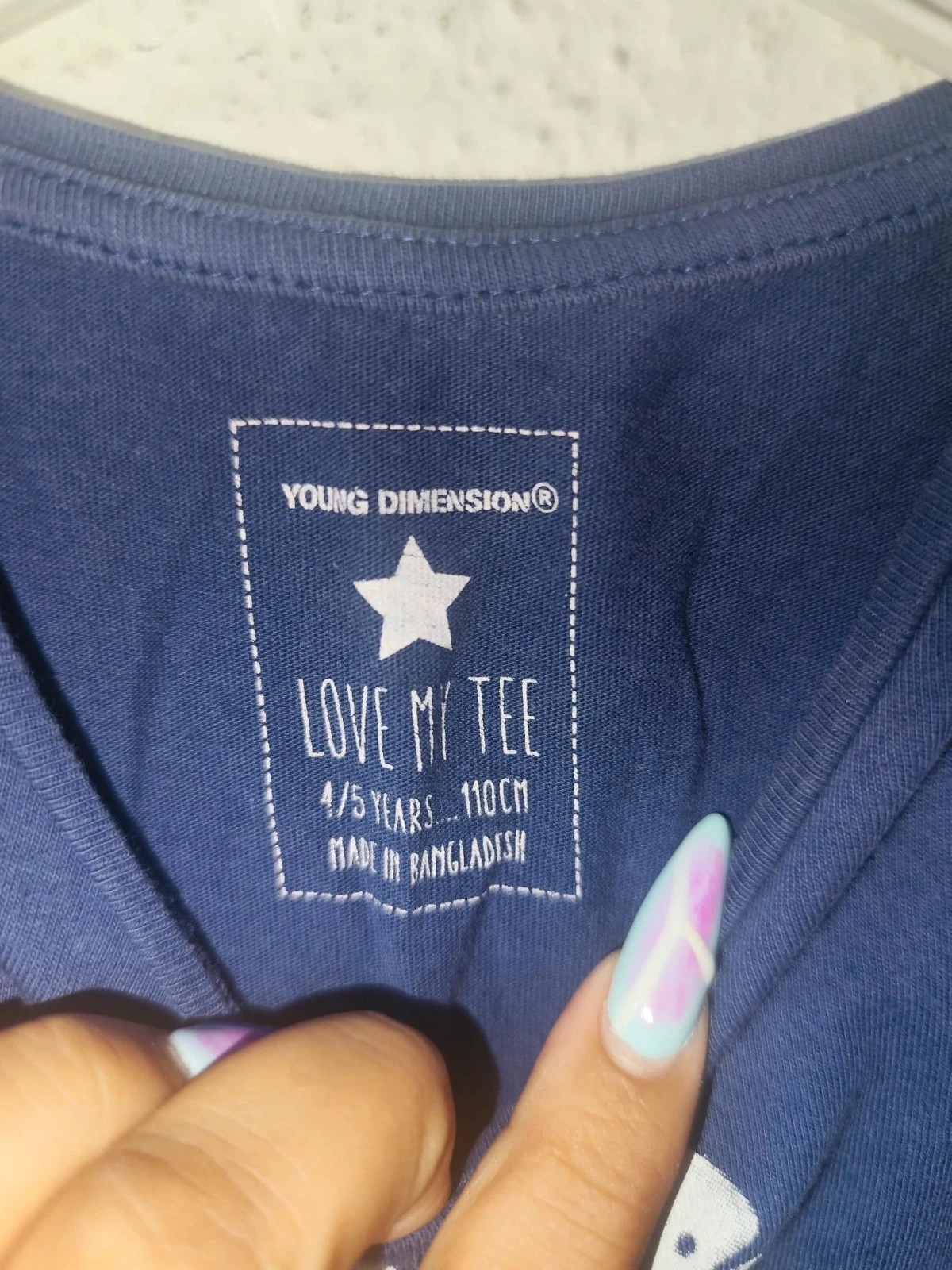 Camiseta azul – Young Dimension – taille 5 ans / 110 cm 2