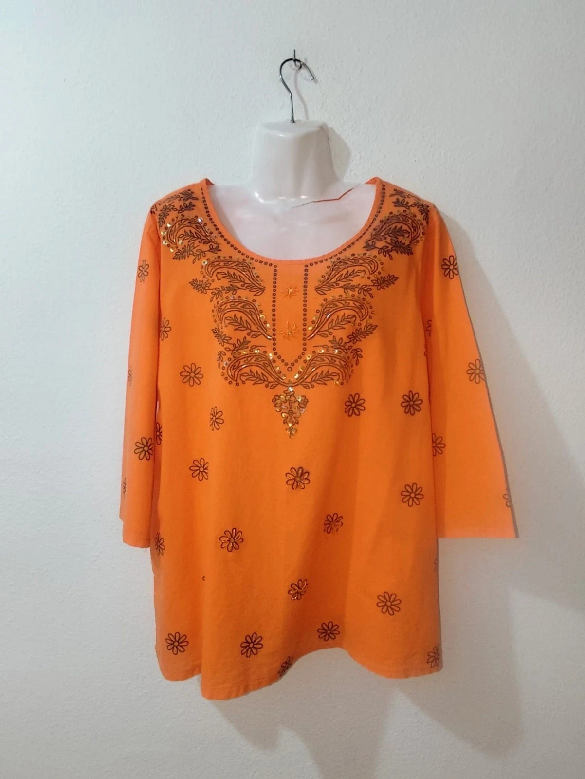 Camisa naranja – taille XL / 42 / 14