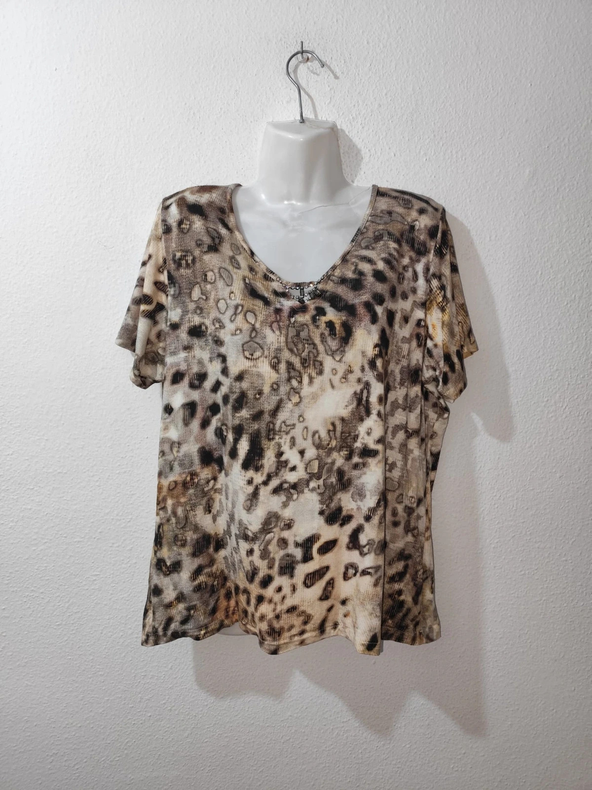 Blusa de leopardo – taille L / 40 / 12