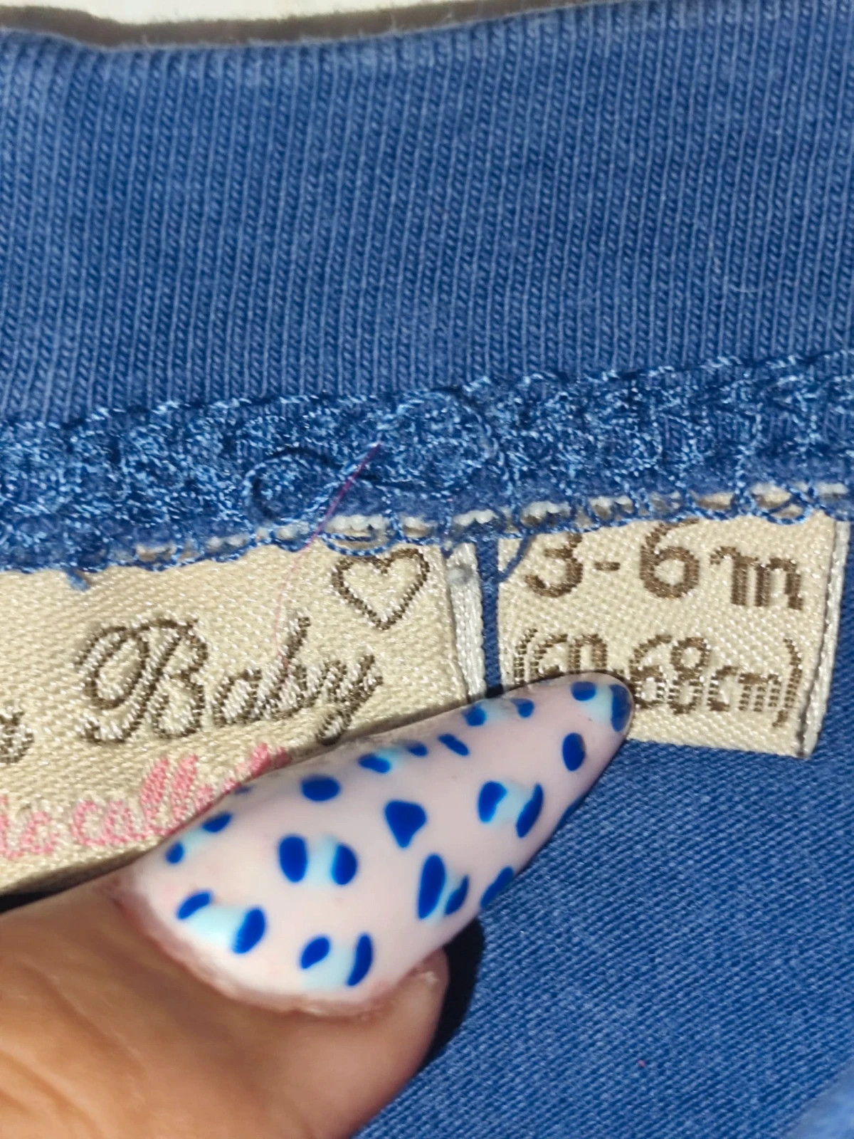 Short azul – taille 6-9 mois / 68 cm 3