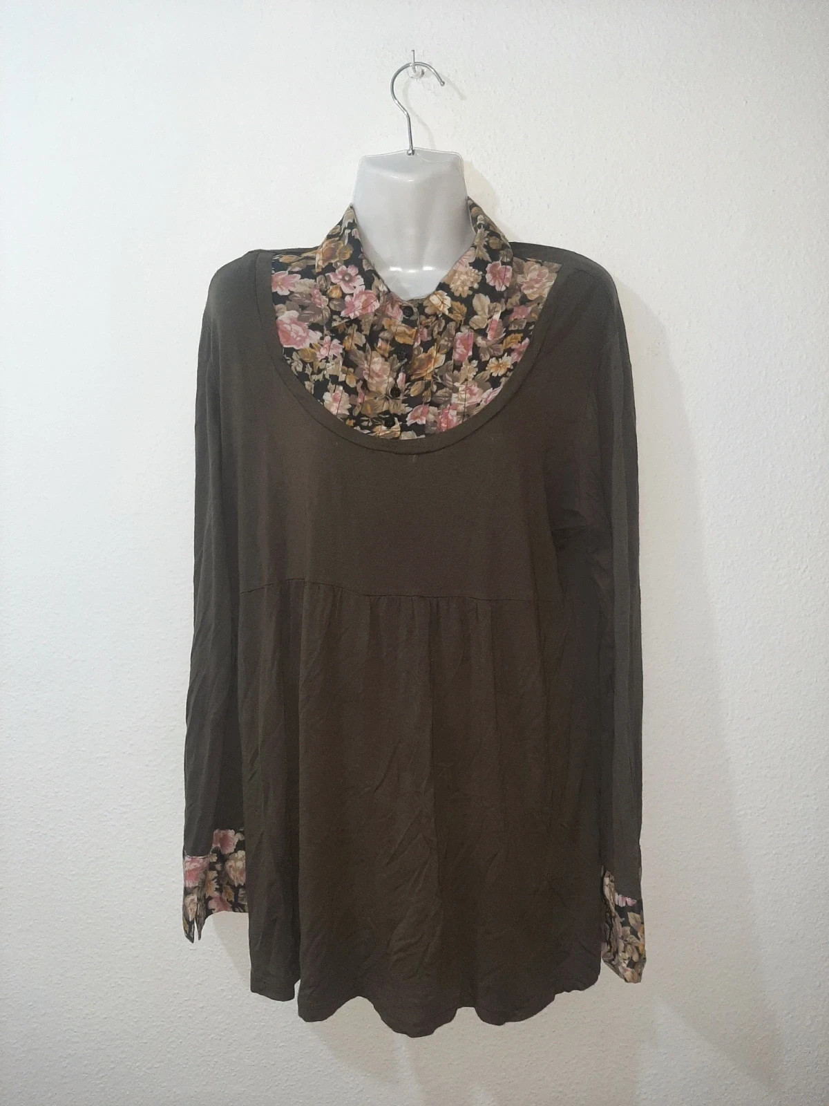 Blusa verde – taille L / 40 / 12