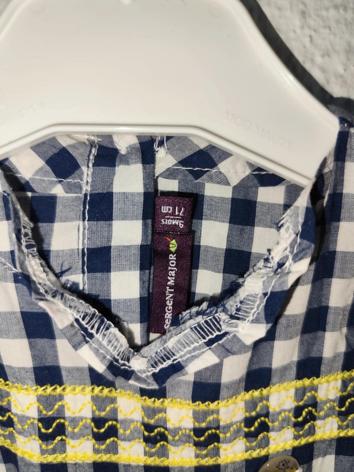 Vestido de cuadros – taille 9-12 mois / 74 cm 3
