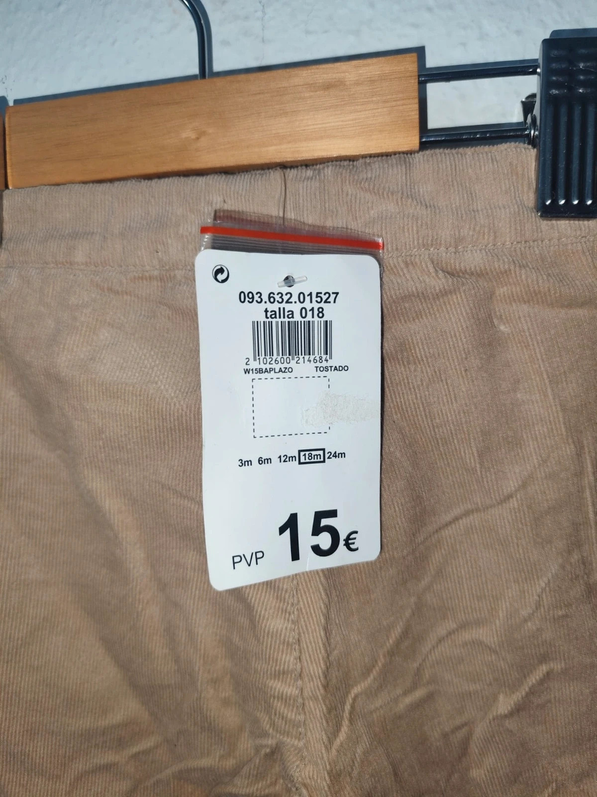 Pantalones marrones – DMB – taille 12-18 mois / 80 cm 3