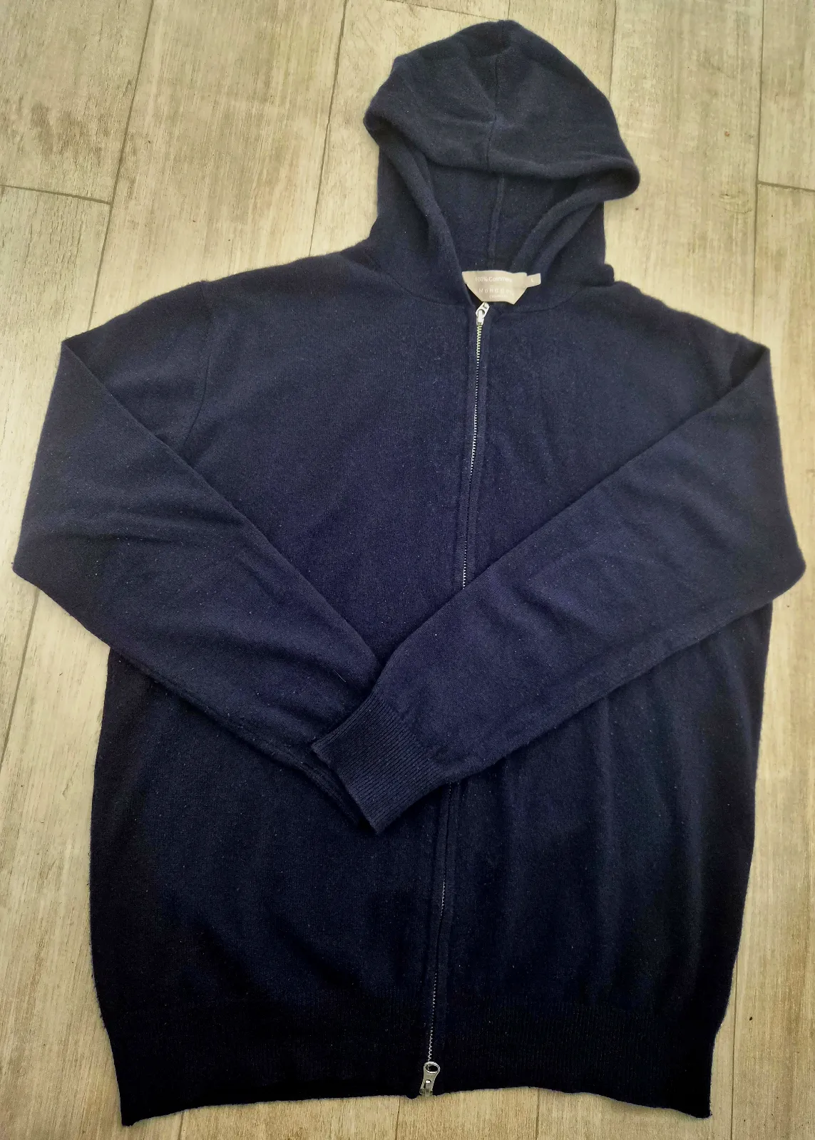 Pull à capuche zippé cachemire L – Mohagany – taille L 4