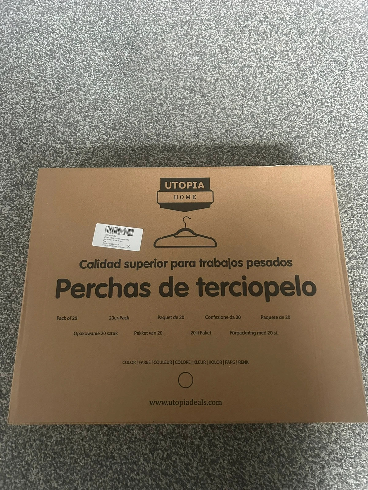 Velvet Hangers Black 20 Pack – UTOPIA 2