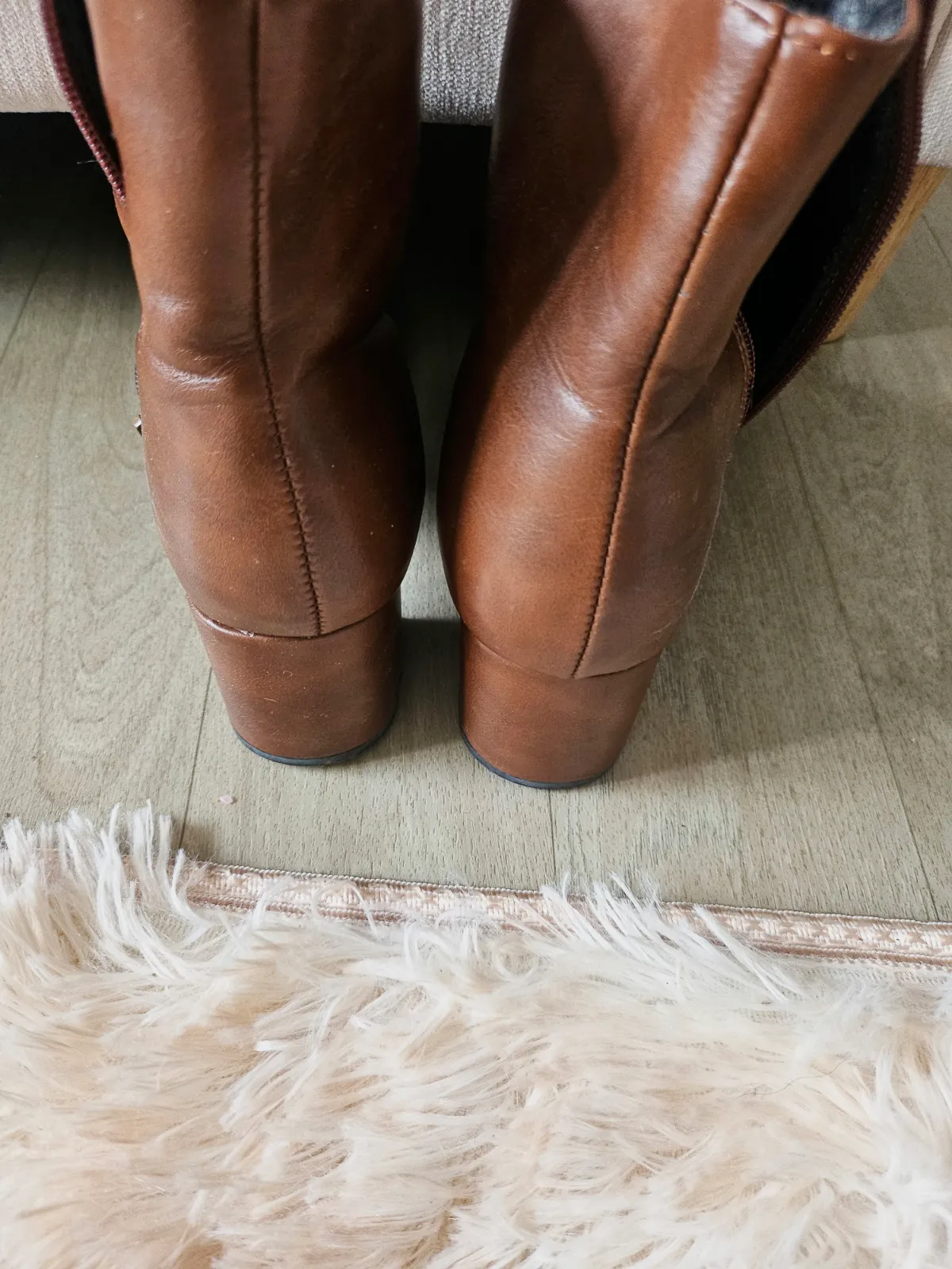 Bottines à talons marron en similicuir – Anna Field – taille EU 39 3