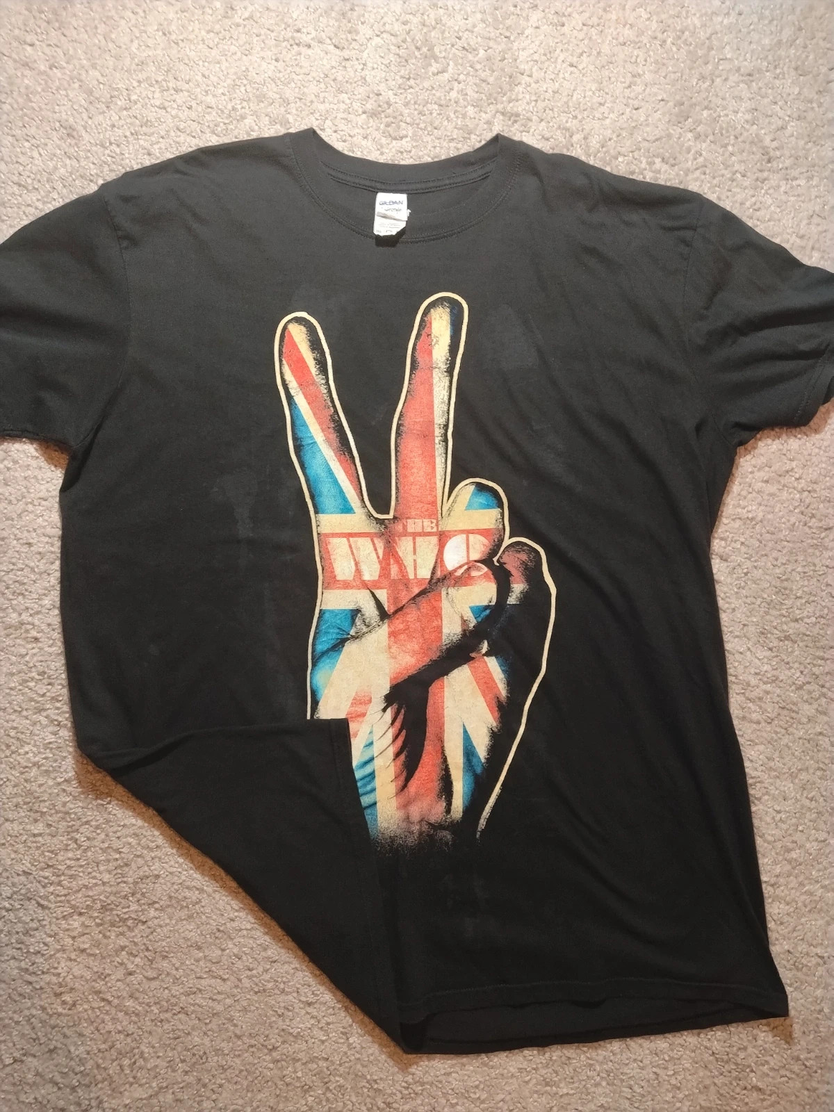 T-shirt gildan noir taille xxl coton