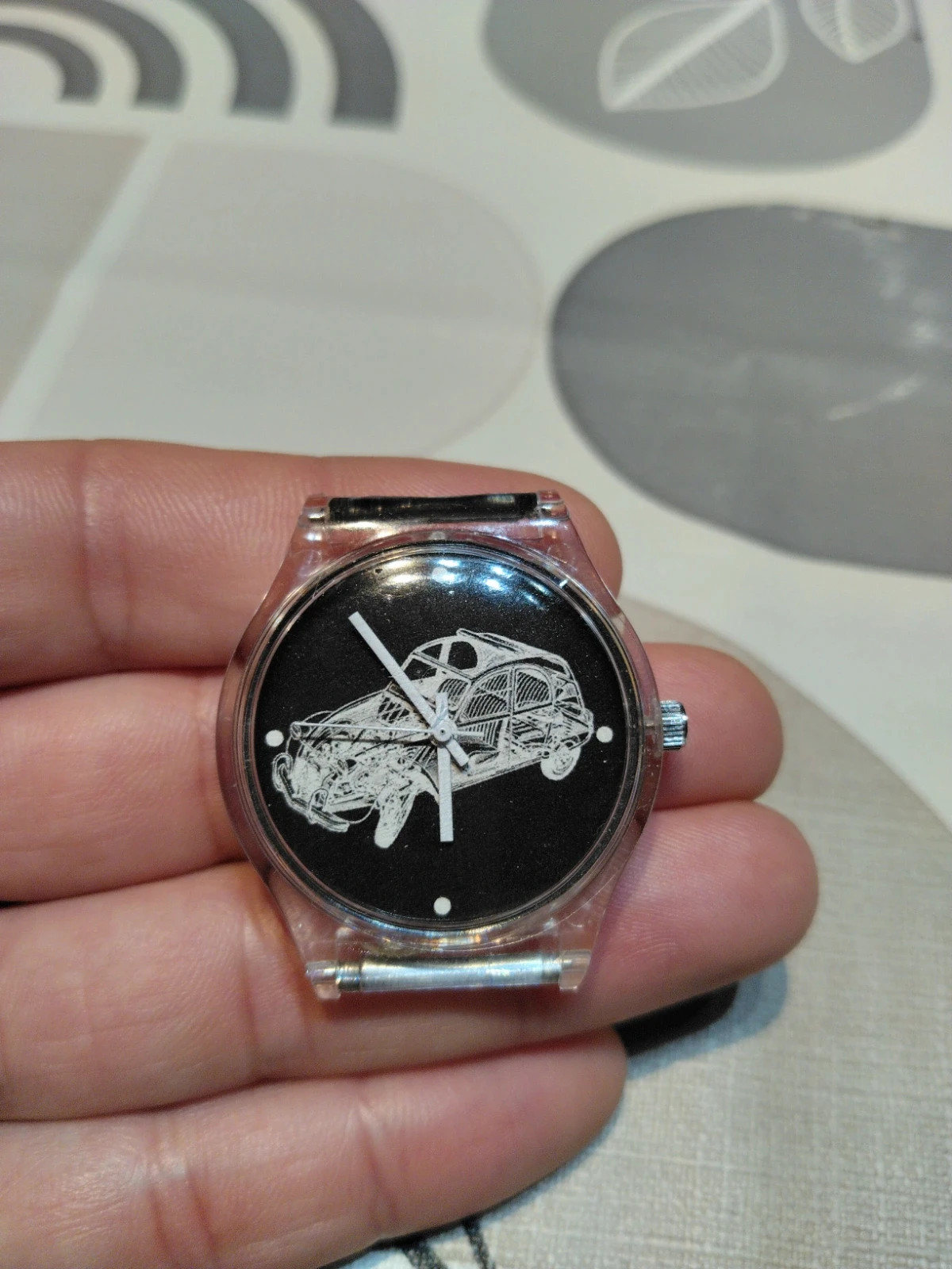 Montre Collection Citroen 2CV Editions Atlas Cadran Transparent