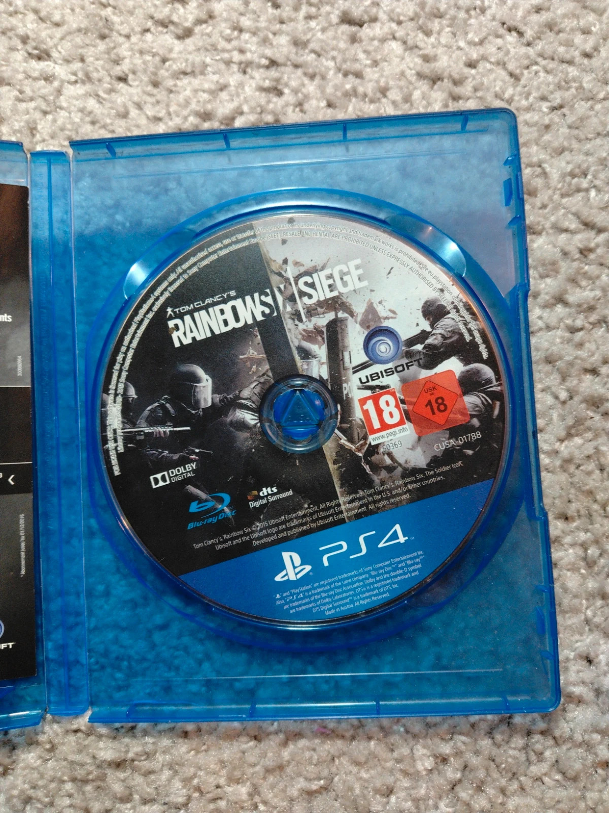 Rainbow six siège PlayStation 4
