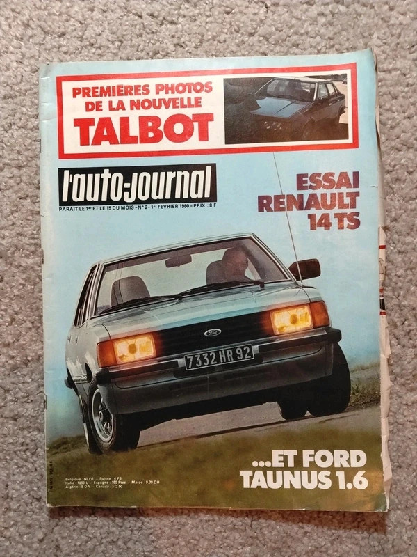 L'Auto-Journal N° 2 - 1er Février 1980