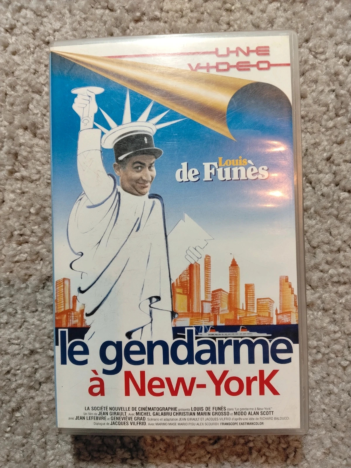 VHS Le Gendarme à New-York (Louis de Funès)