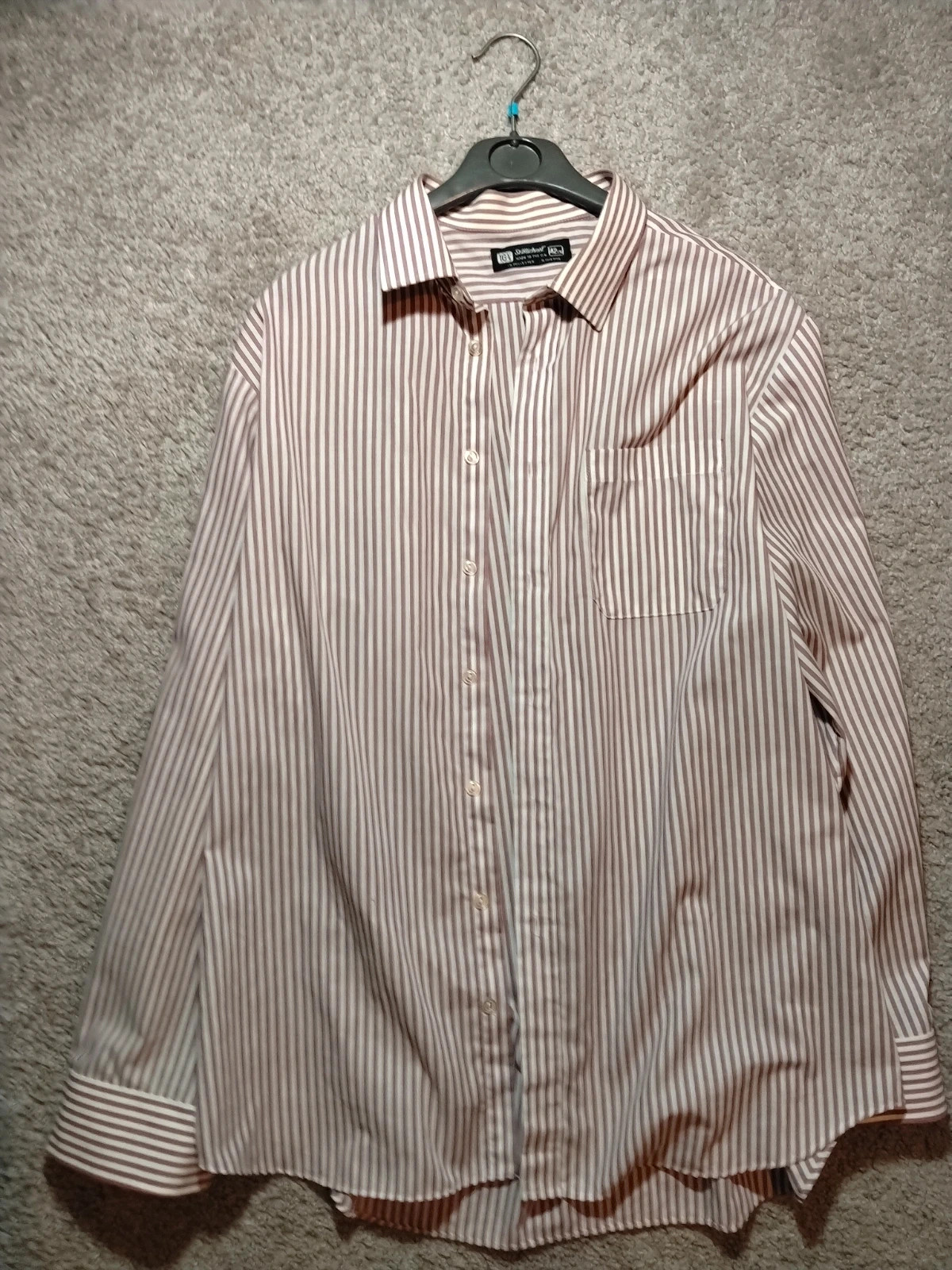 Chemise à rayures St Michael (Marks & Spencer) - Taille 16.5 (42 cm)