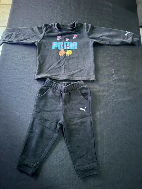 Ensemble puma noir collection bob l’éponge – Puma – taille 24-36 mois / 92 cm